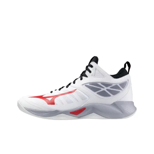 Mizuno Wave Dimension противоскользящие устойчивые к истиранию низкие кроссовки для тренировок унисекс белые