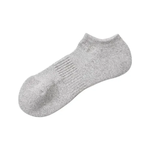 UNIQLO Низкие носки Мужские 1 упаковка Серый