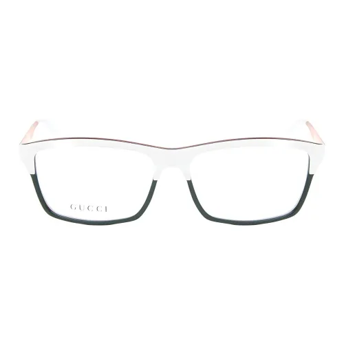 GUCCI Ацетат Прямоугольные Оправы для очков Женские Белые