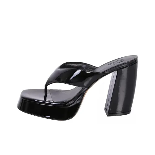 GIA BORGHINI Шлепанцы Женские Черные