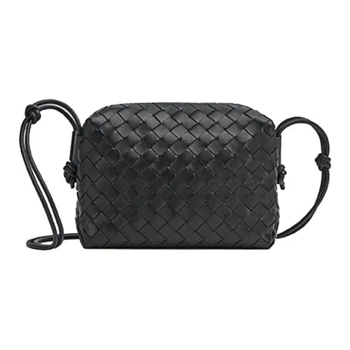 Bottega Veneta Клатч из коровьей кожи сумка через плечо сумка для хранения женская черная