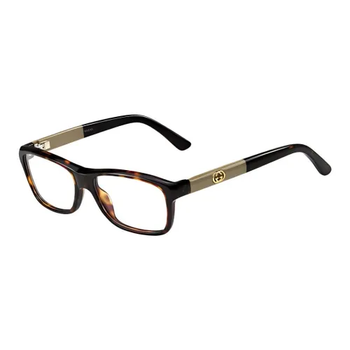 GUCCI Ацетат Прямоугольные Оправы для Очков Женские Черепаховый