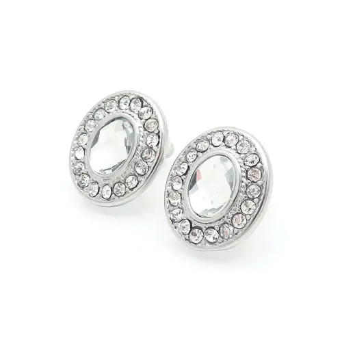 BLESSED BULLET Титановые стальные серьги-гвоздики женские