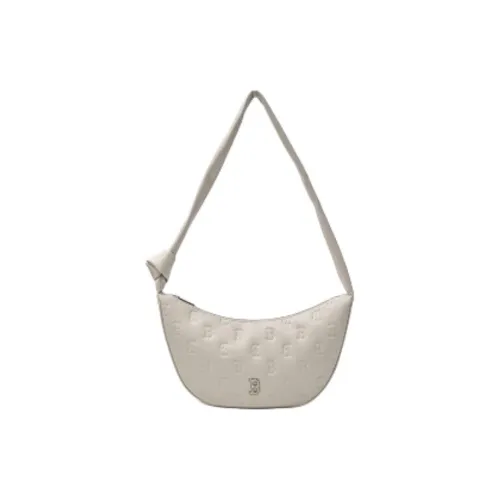 Mlb Base Logo ПУ (полиуретан) Сумка через плечо Средняя Унисекс Белый Черный