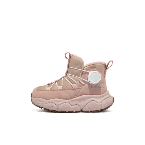 Deesha Детские утепленные сапоги High Top Розовые Kids