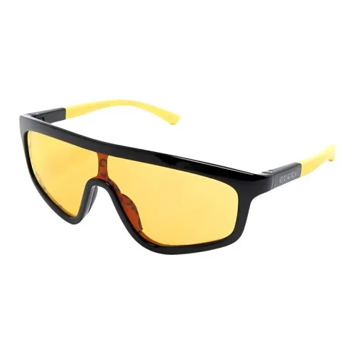 GUCCI Ацетат Нерегулярная форма Солнцезащитные очки Мужской Желтый
