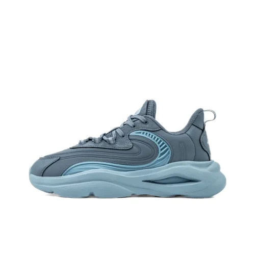 ANTA Trendy Worship MAX Противоскользящий Устойчивый к истиранию Низкий Топ Casual Мужской Синий