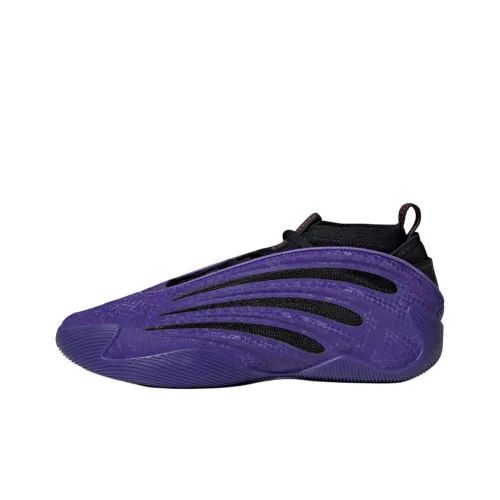 Adidas Harden Vol.9 Баскетбольные кроссовки MID Топ Фиолетовый Черный Унисекс