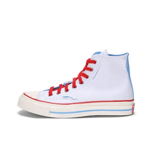 Converse Chuck Taylor кеды, высокие, белые и синие, унисекс