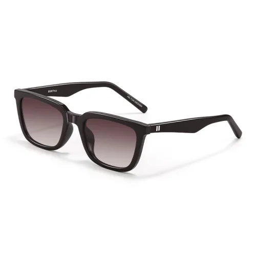 BERTHA Пластиковая оправа Квадратные Солнцезащитные очки Унисекс
