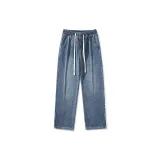 Ностальгический синий, утолщенный, с флисовой подкладкой