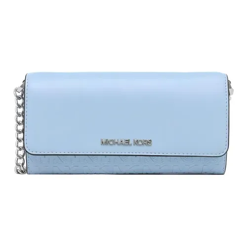 MICHAEL KORS Jet Set Кожа Сумка через плечо Женская Светло-синяя