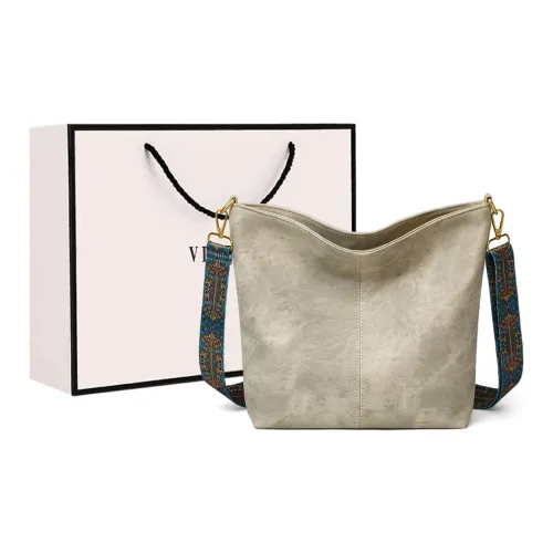 VINEY ПУ (полиуретан) Сумка через плечо Тоут Сумка Большая Женская Экрю