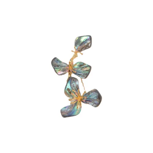 Marco Bizzarri Медная куртка Anti-вспышка Булавка UNIQUE Дизайн Аксессуары Бренд Luxe Дизайн Грудь Цветочный дизайн Женские