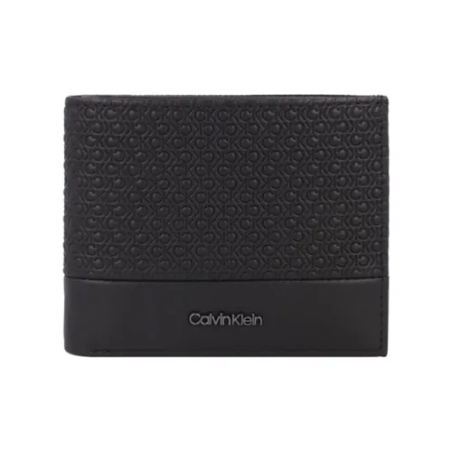 CALVIN KLEIN Кошелек из коровьей кожи Мужской Черный
