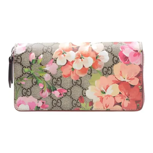 GUCCI Кожа Кошелек Женские Ebony Red