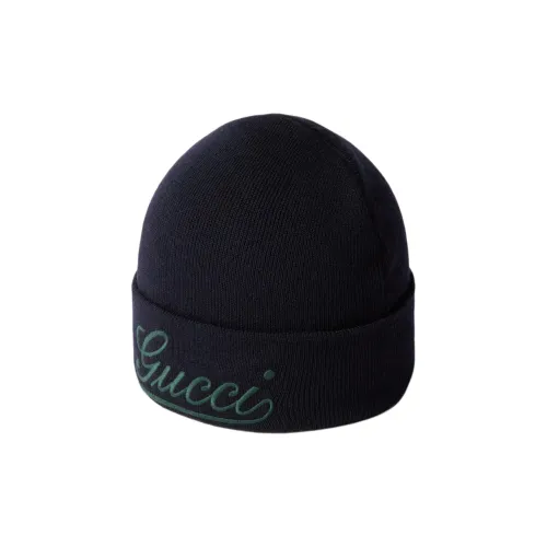 GUCCI Шерсть Бини Мужской Морской Синий
