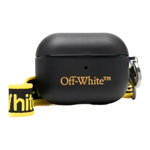 Off Белый Силиконовый Чехол для AirPods Pro Защитный Чехол для Наушников Мужской Черный