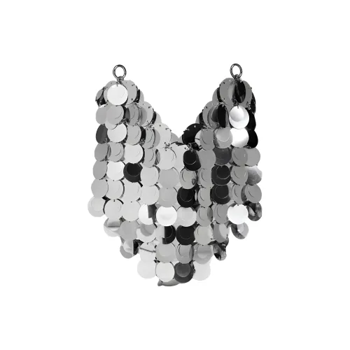 Paco Rabanne PVC Сумка Сумка через плечо Стандартная Женская Серебряная