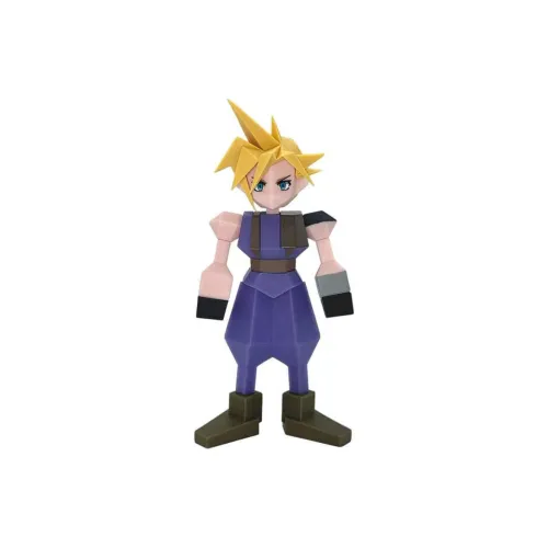 GSC Final Fantasy 7 Polygon Мягкий Винил Cloud Strife Чиби-Фигурка