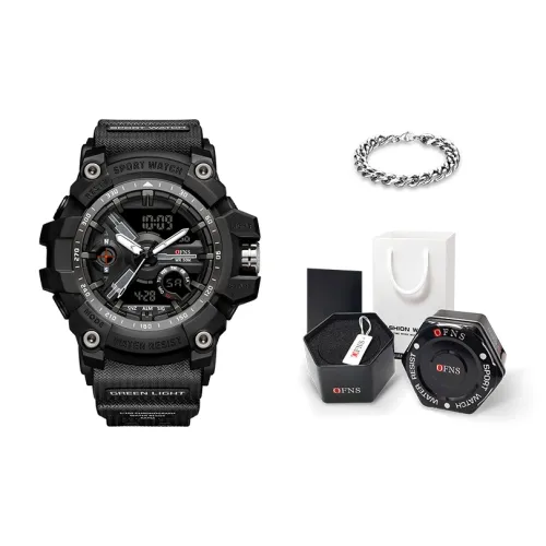 OFNS O'vanity Time Black Warrior Collection Студенты Подростки Бег Хронограф Ночной свет Водонепроницаемый