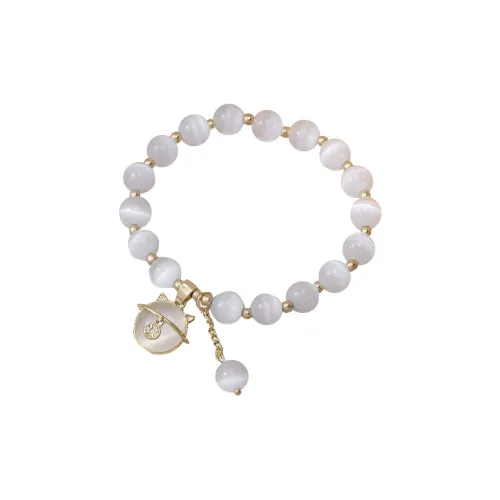 NATURALLYJOJO Стекло Кошачий глаз Браслеты Женские