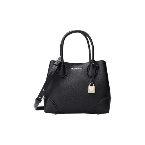 MICHAEL KORS Mercer Gallery Bucket Зернистая текстура кожа кожа сумка через плечо сумка через плечо маленькая женская черная