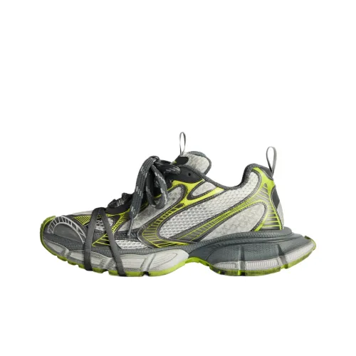 Balenciaga 3XL Низкий Топ Толстая Подошва Кроссовки Мужские Серый Зеленый