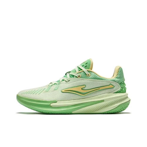 Erke Fearless 2,0 Баскетбольные кроссовки Low Топ Зеленый Мужской