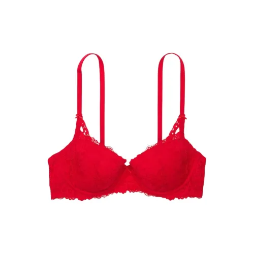 Victoria's Secret Розовый Бюстгальтер Женские Spicy Перечно-красный