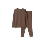 Brown (Мужской бесшовный тонкий флис ALA1137)