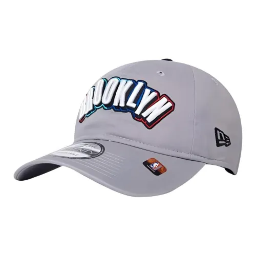 New Era Хлопковые кепки унисекс серые