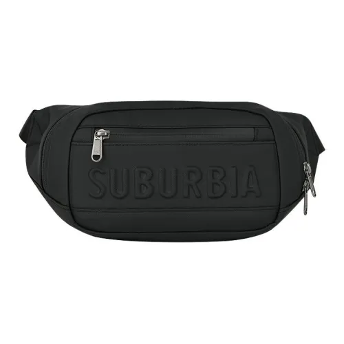 SUBURBIA ПУ (полиуретан) Слинг-сумка поясная сумка Стандартная Мужская Серый Черный