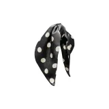 Гороховый узор, заколка-краб [черный]