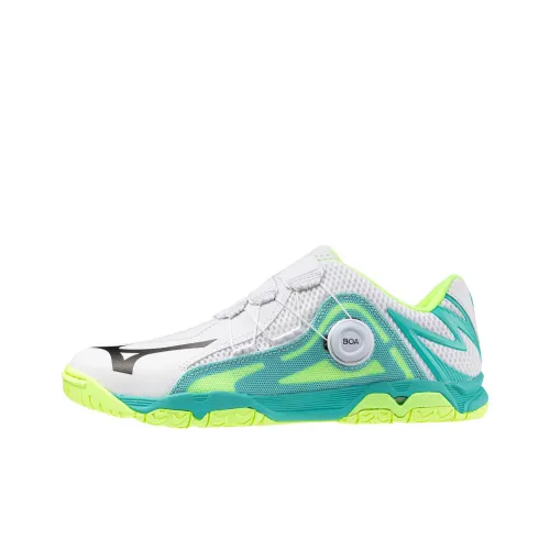 Кроссовки Mizuno Training Low-Top Белый/Зеленый Мужской