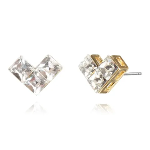 GETMEBLING Серьги с брассовыми заклепинами женские