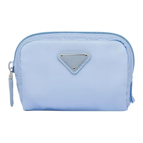 PRADA Ткань Клатч Женский Светло-Синий