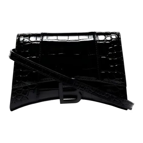 Balenciaga Кожа Бананка Женские Черный