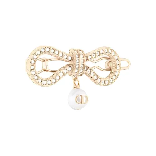 DIOR Смола Заколки для волос Женские Золото