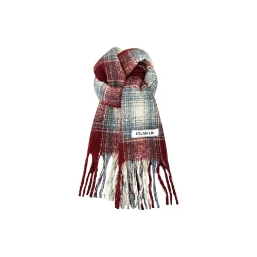 PLAN IN Полиэстер Трикотаж Шарфы Унисекс