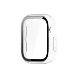 Прозрачный [PC + Закаленное стекло для защиты экрана Полностью закрытый Интегрированный защитный чехол]