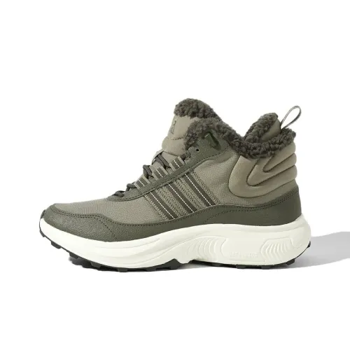 Adidas ROAM WANDER Износостойкий Термический Сцепление Высокий Топ Походная Обувь Мужская Зеленый Коричневый