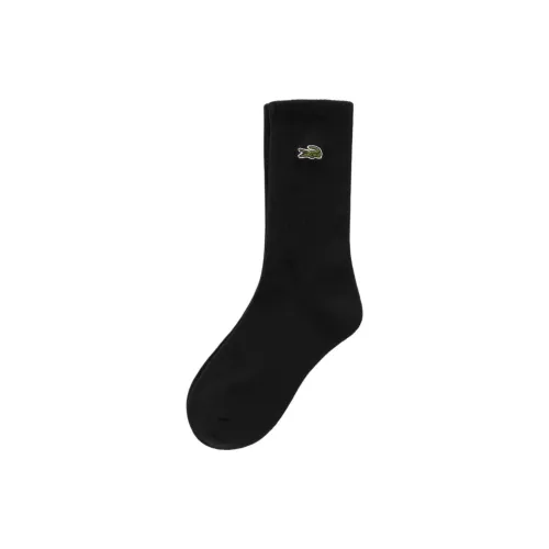 LACOSTE 1 шт Черные Унисекс MID Носки до икры