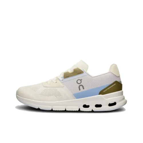 On Cloudrift Slip-resistant Abrasion-resistant Low Top Casual Running Shoes Women's Ecru На On Cloudrift противоскользящие устойчивые к истиранию низкий топ повседневные беговые кроссовки женский экрю