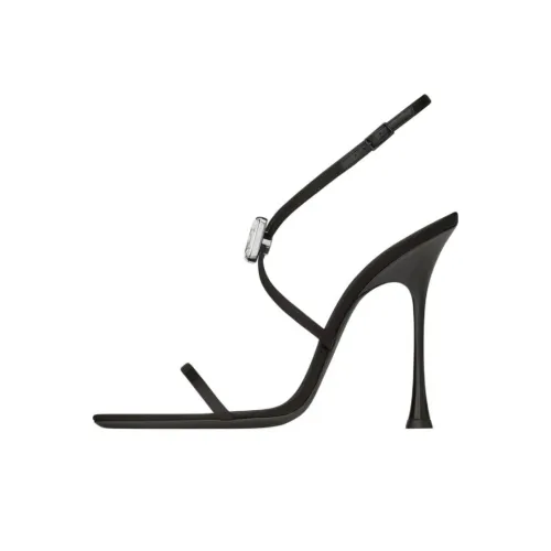 SAINT LAURENT Harlow One Strap Sandals 11cm Women's Black SAINT LAURENT Harlow One Ремень Сандалии 11см Женские Черные