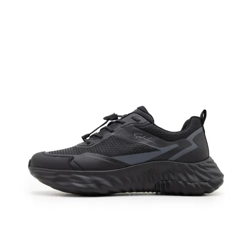 Satchi Мужские повседневные туфли Low Top Черные Мужские