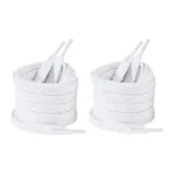 Белый [2 шт 100 см] 100% хлопок, устойчивый к скатыванию