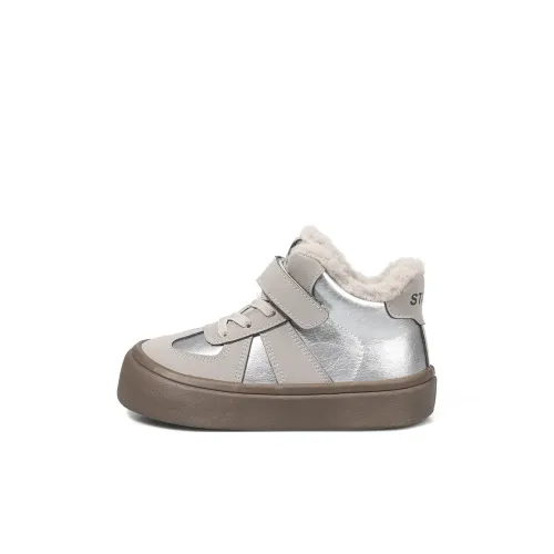 ST SAT Slip-resistant Lightweight Cushioning Thermal MID Top Kids Lifestyle Shoes Kids ST SAT Противоскользящий Легкий Амортизирующий Термический MID Топ Детский Лайфстайл Обувь Детская