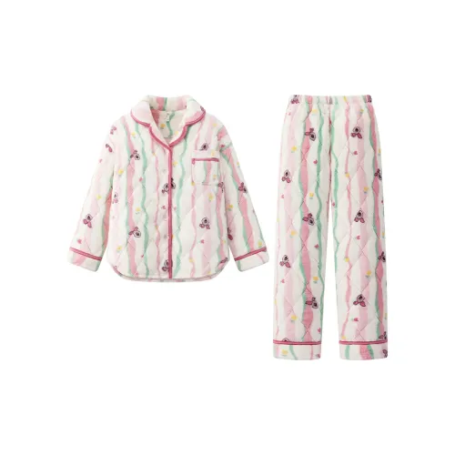 Gongdie X Disney Пижамный комплект Женские Розовый