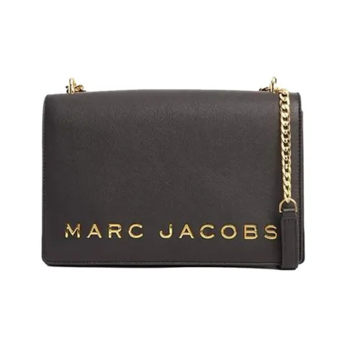 MARC JACOBS Кожа Маленькая Квадратная Сумка Сумка через плечо Женская Черная